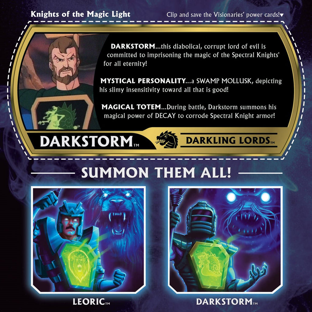Visionaries Darkstorm 3 3/4-Inch ReAction+ Figure