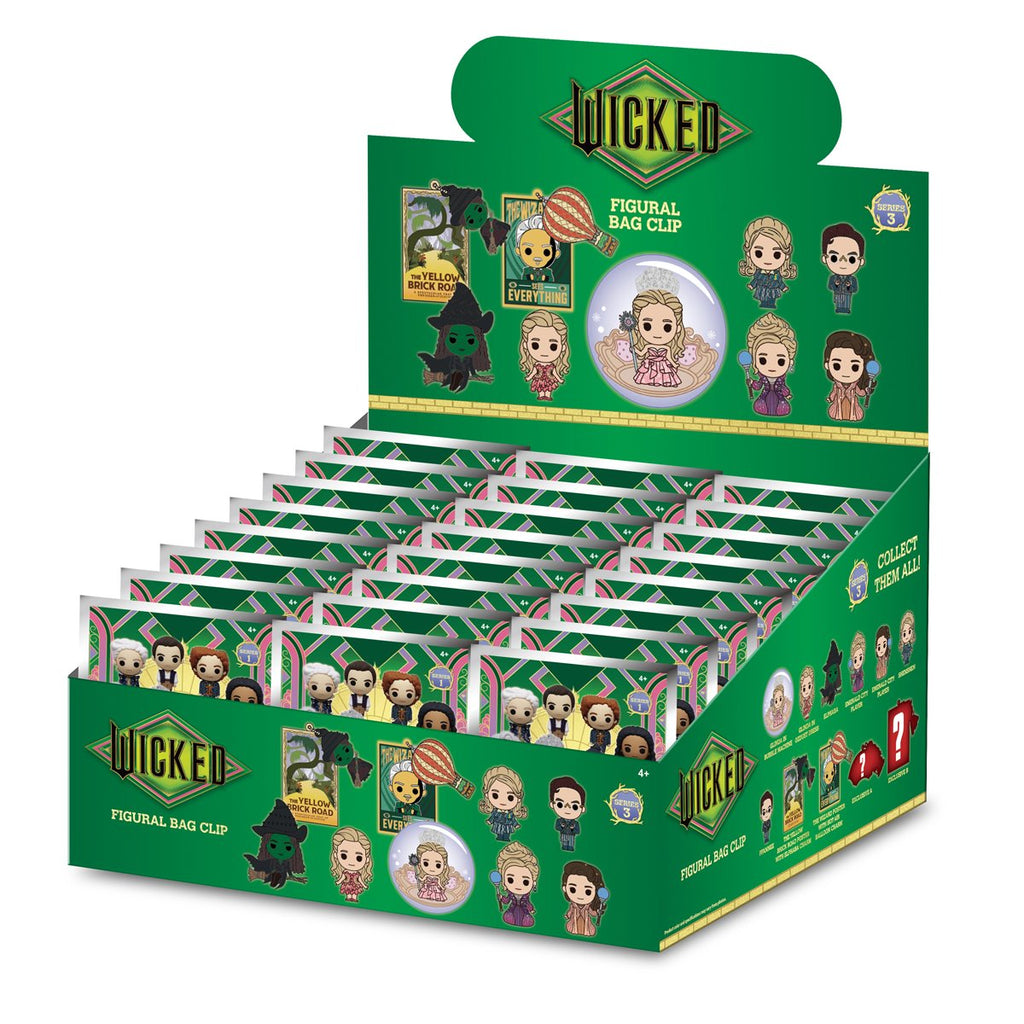 Wicked Series 3 3D Foam Bag Clip Random 6-Pack