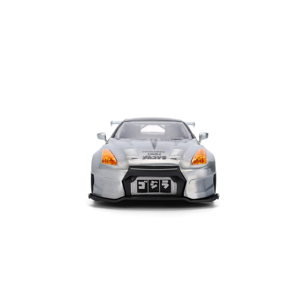 Godzilla 2009 Nissan GT-R R35 Ben Sopra 1:24 Scale Die-Cast Metal Vehicle with Mechagodzilla Figure