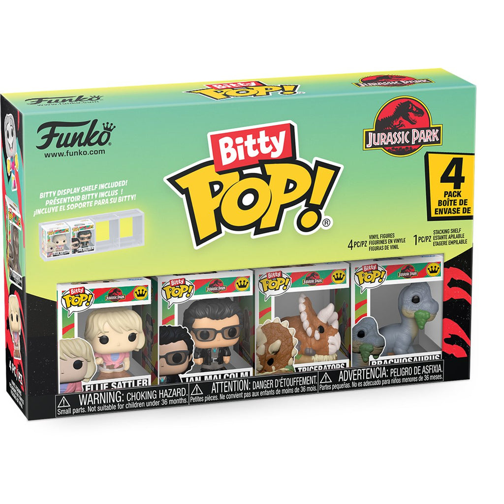 Jurassic Park Triceratops Funko Bitty Pop! Mini-Figure 4-Pack