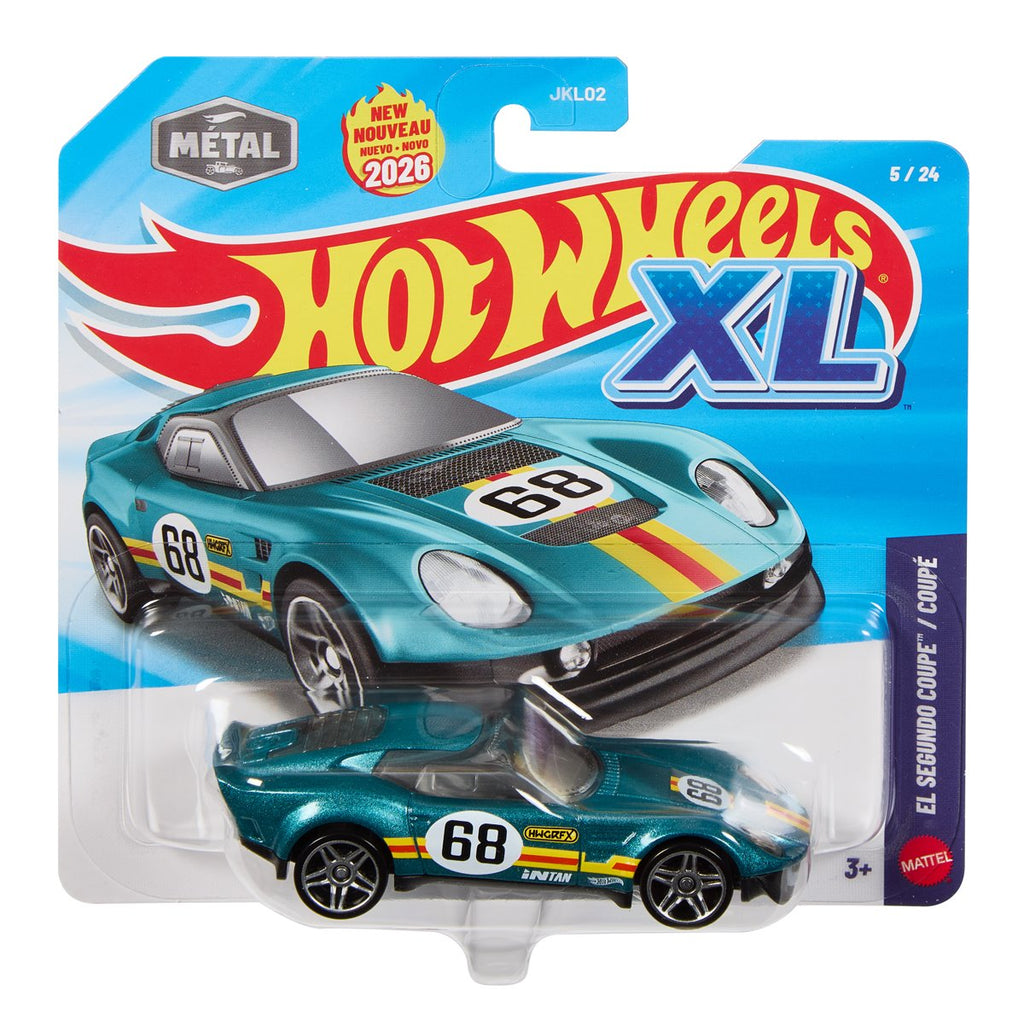 Hot Wheels XL Vehicles 1:43 Scale 2026 Mix 1 Case of 6