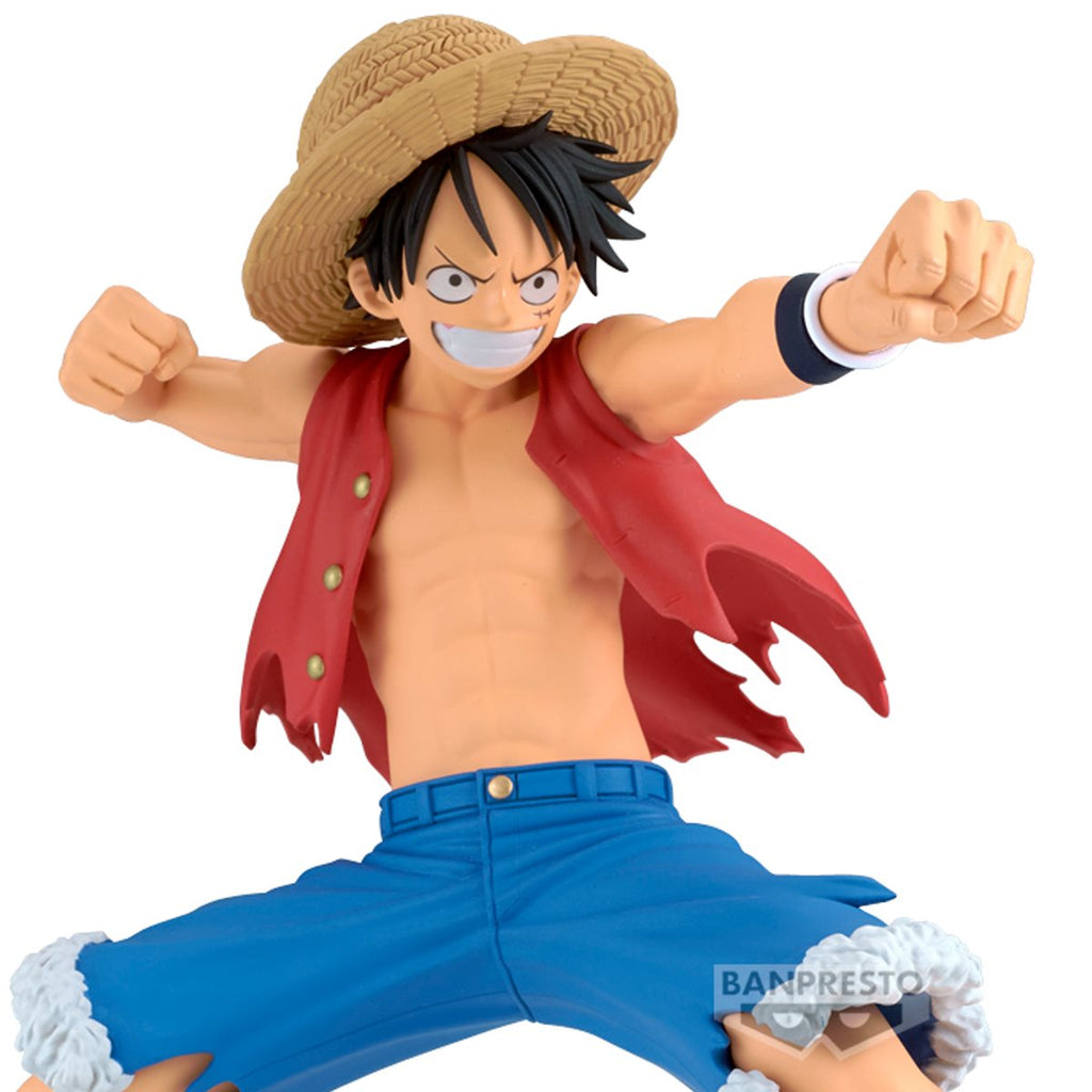 One Piece Monkey D. Luffy Cross Posing Statue