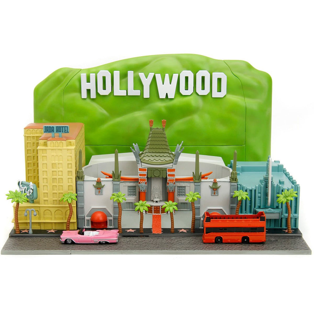 Hollywood Walk of Fame 100th Anniversary Nano Hollywood Rides Nano Scene Diorama with Vehicles