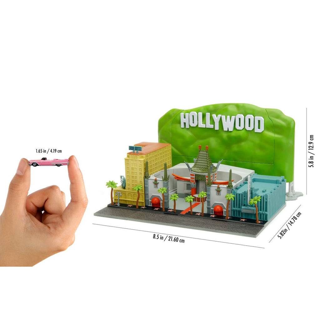 Hollywood Walk of Fame 100th Anniversary Nano Hollywood Rides Nano Scene Diorama with Vehicles