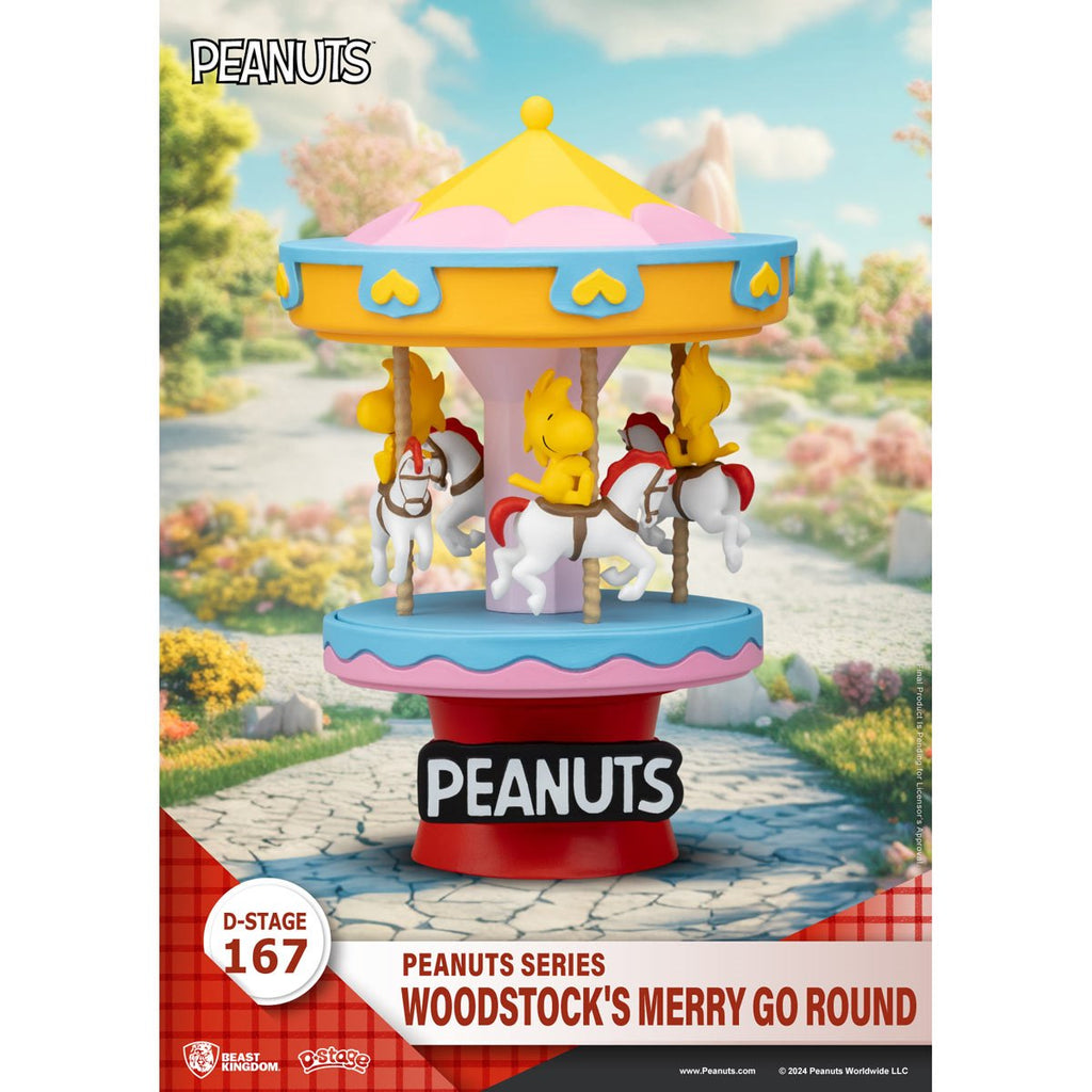 Peanuts Woodstock's Merry Go Round DS-167 D-Stage Statue