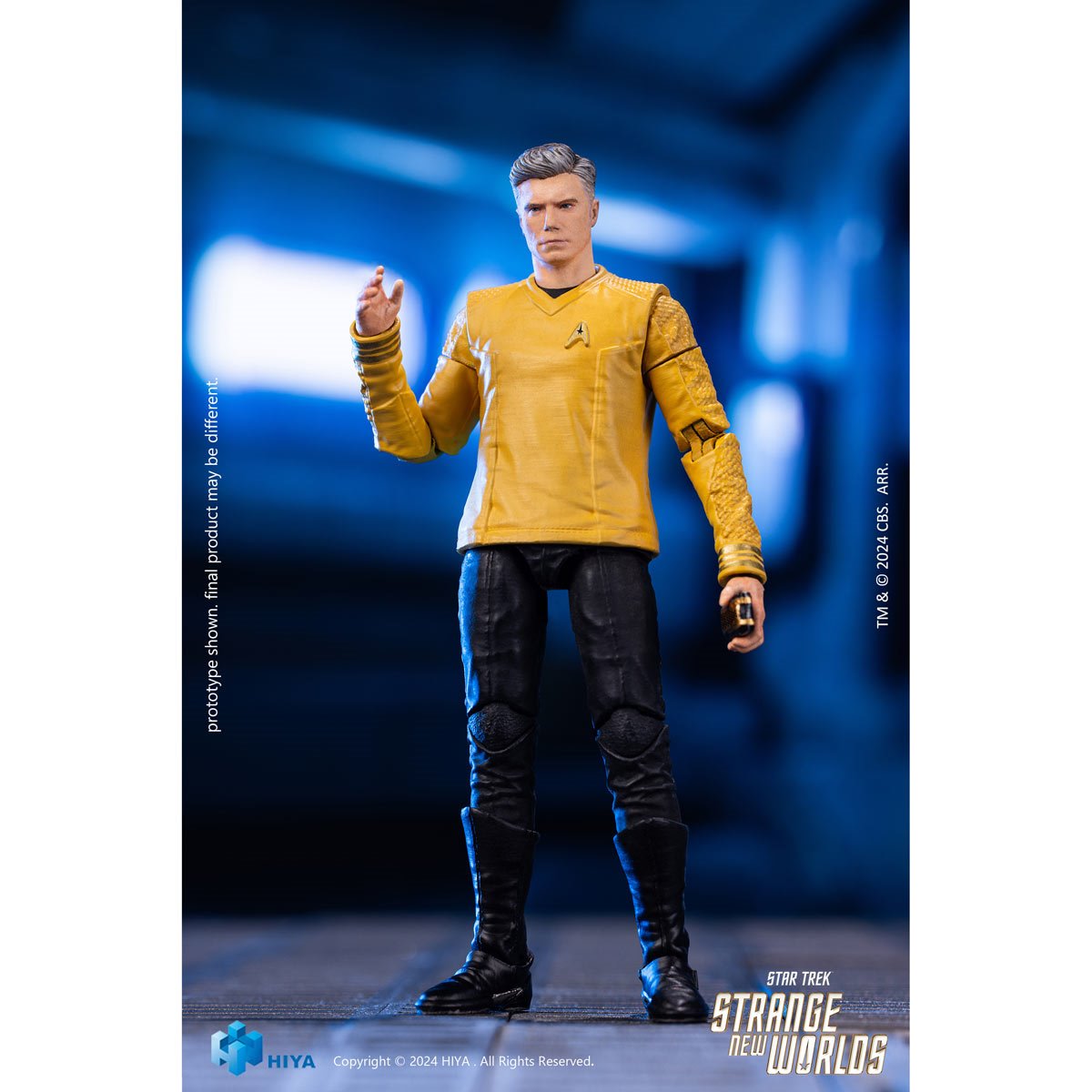 Star Trek: Strange New Worlds Captain Christopher Pike Exquisite Mini Series 1:18 Scale Action Figure