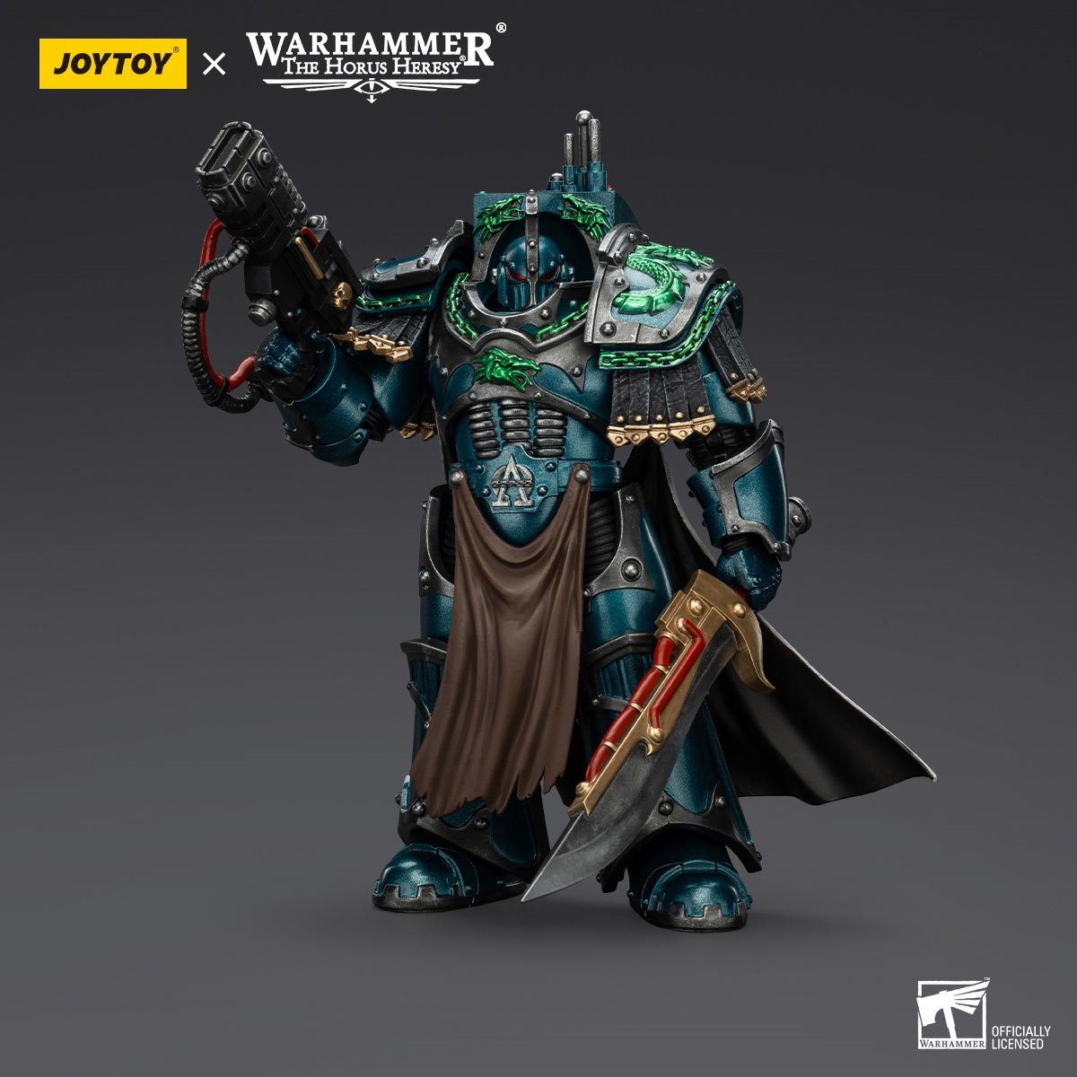 Joy Toy Warhammer The Horus Heresy Alpha Legion Legion Praetor Cataphractii Terminator Armor 1:18 Scale Action Figure