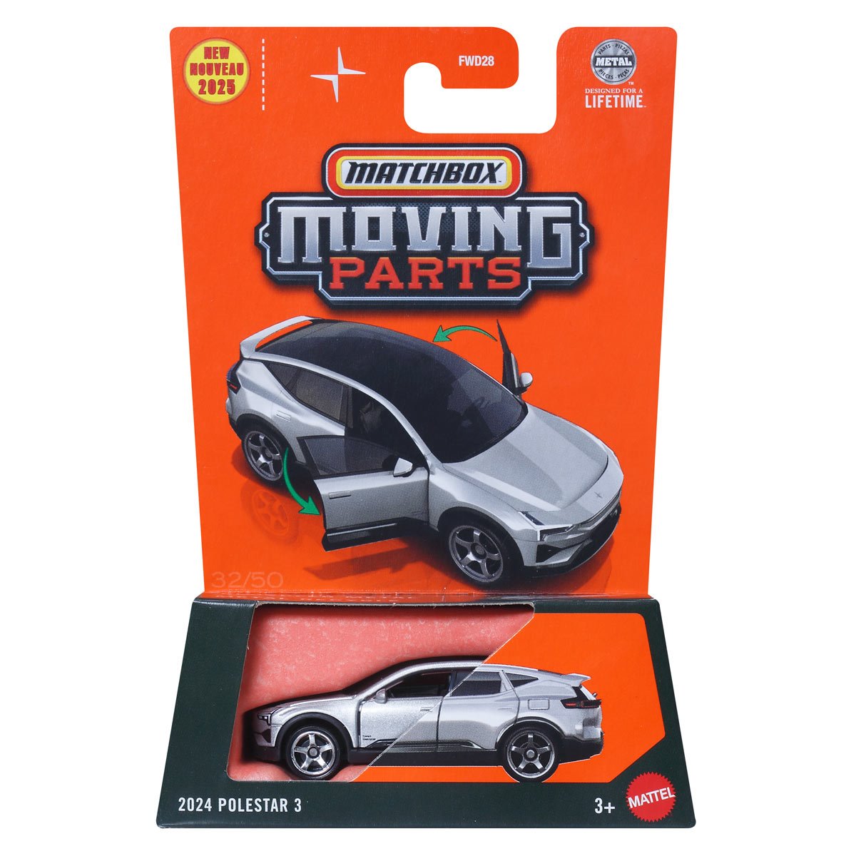 Matchbox Moving Parts 2025 Mix 6 Vehicles Case of 8