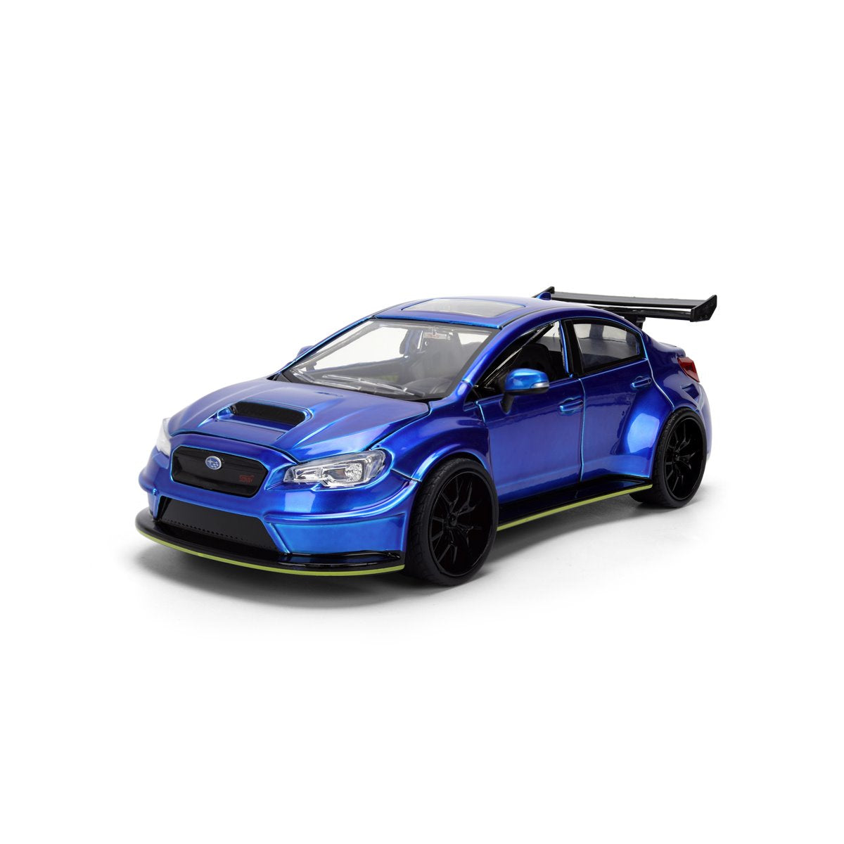 JDM Tuners 2016 Subaru WRX STI Widebody 1:24 Scale Die-Cast Metal Vehicle