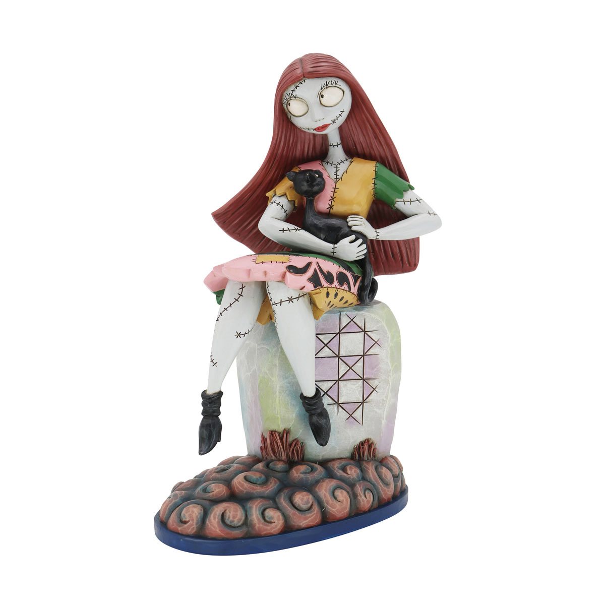 Disney Traditions The Nightmare Before Christmas Sally and Cat on Gravestone by Jim Shore Statue