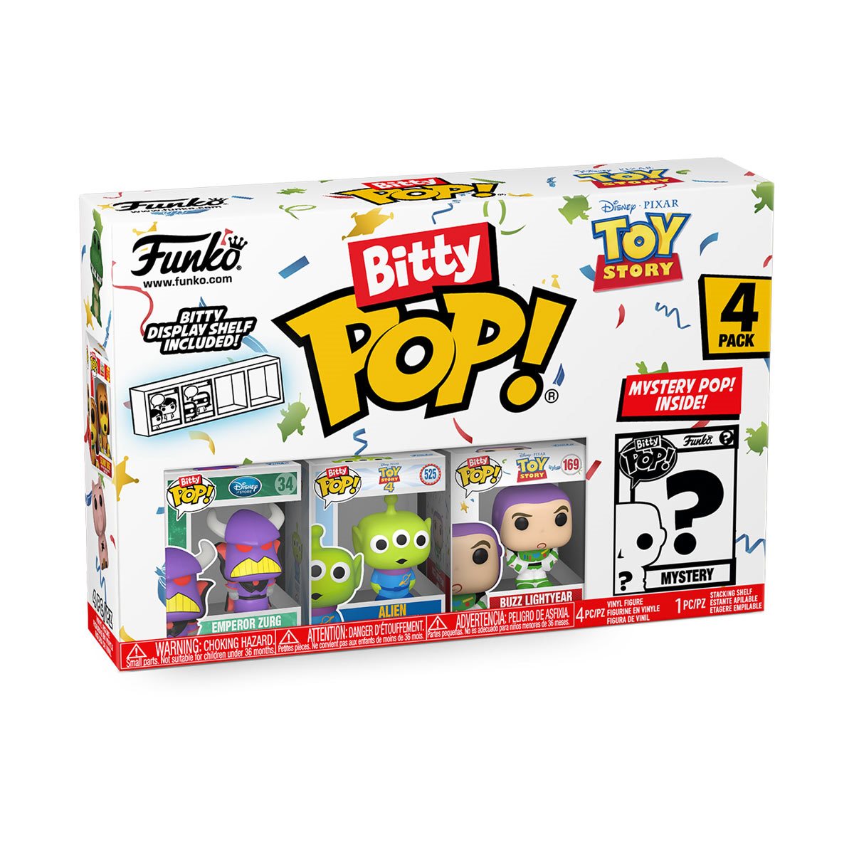 Toy Story Emperor Zurg Funko Bitty Pop! Mini-Figure 4-Pack