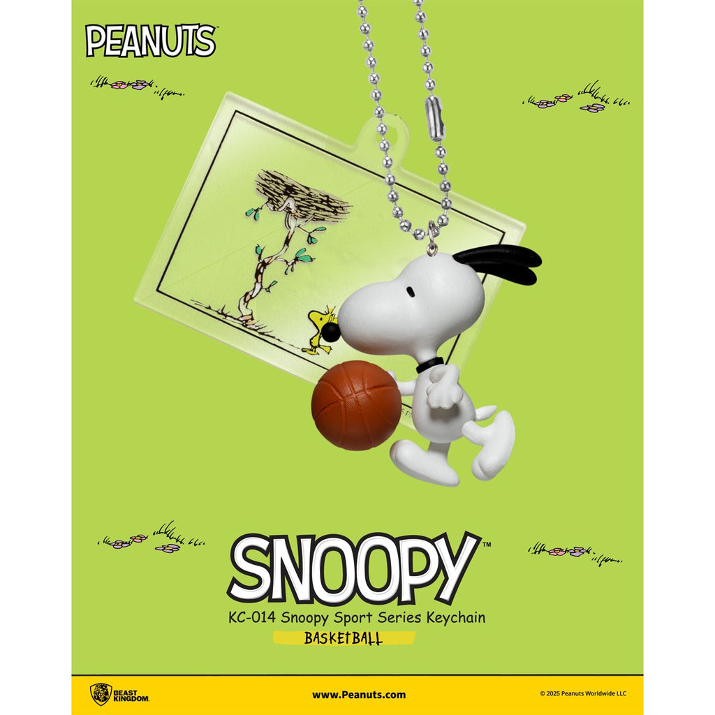 Peanuts Snoopy KC-014 Sporty Scene Series Key Chain Blind Box Case of 6