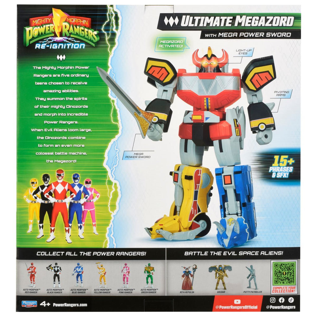 Mighty Morphin Power Rangers: Re-Ignition Ultimate Electronic Megazord 12-Inch Action Figure