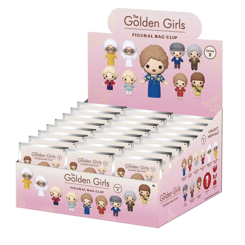 Golden Girls Series 8 3D Foam Bag Clip Random 6-Pack