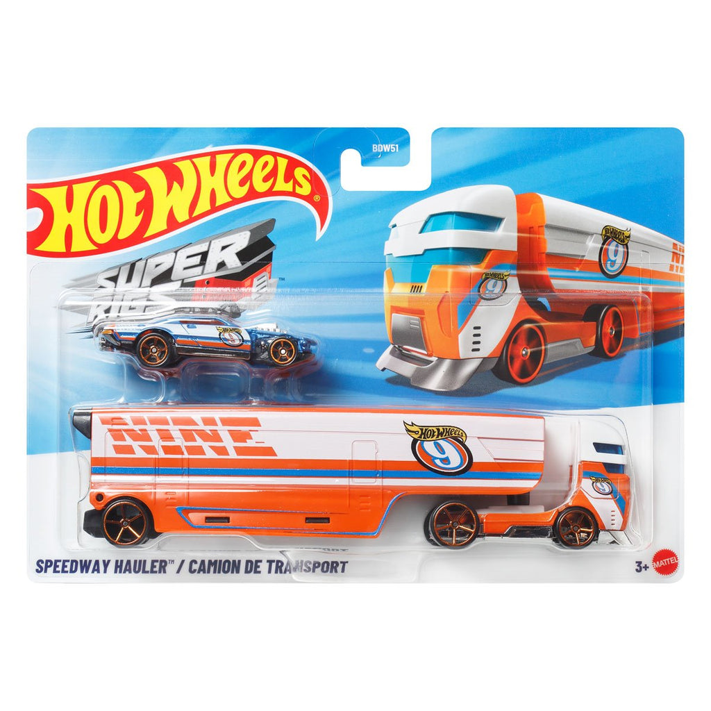 Hot Wheels Super Hauling Rig and Car 2026 Mix 1 Case of 6