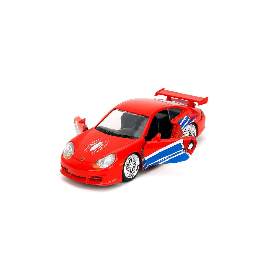 Spider-Man Porsche 911 GT3 RS 996 1:32 Scale Die-Cast Metal Vehicle