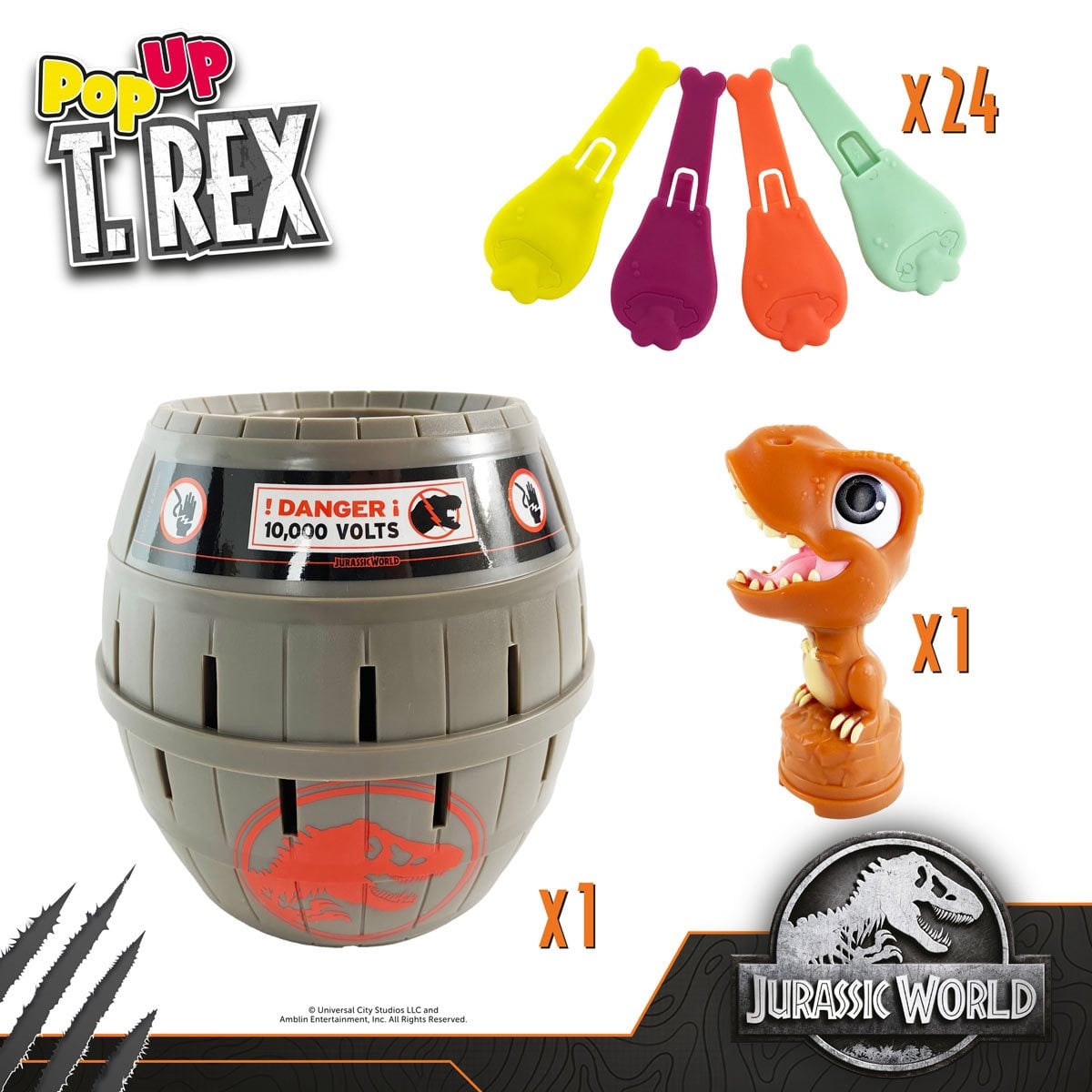 Jurassic World Pop-Up T-Rex Game
