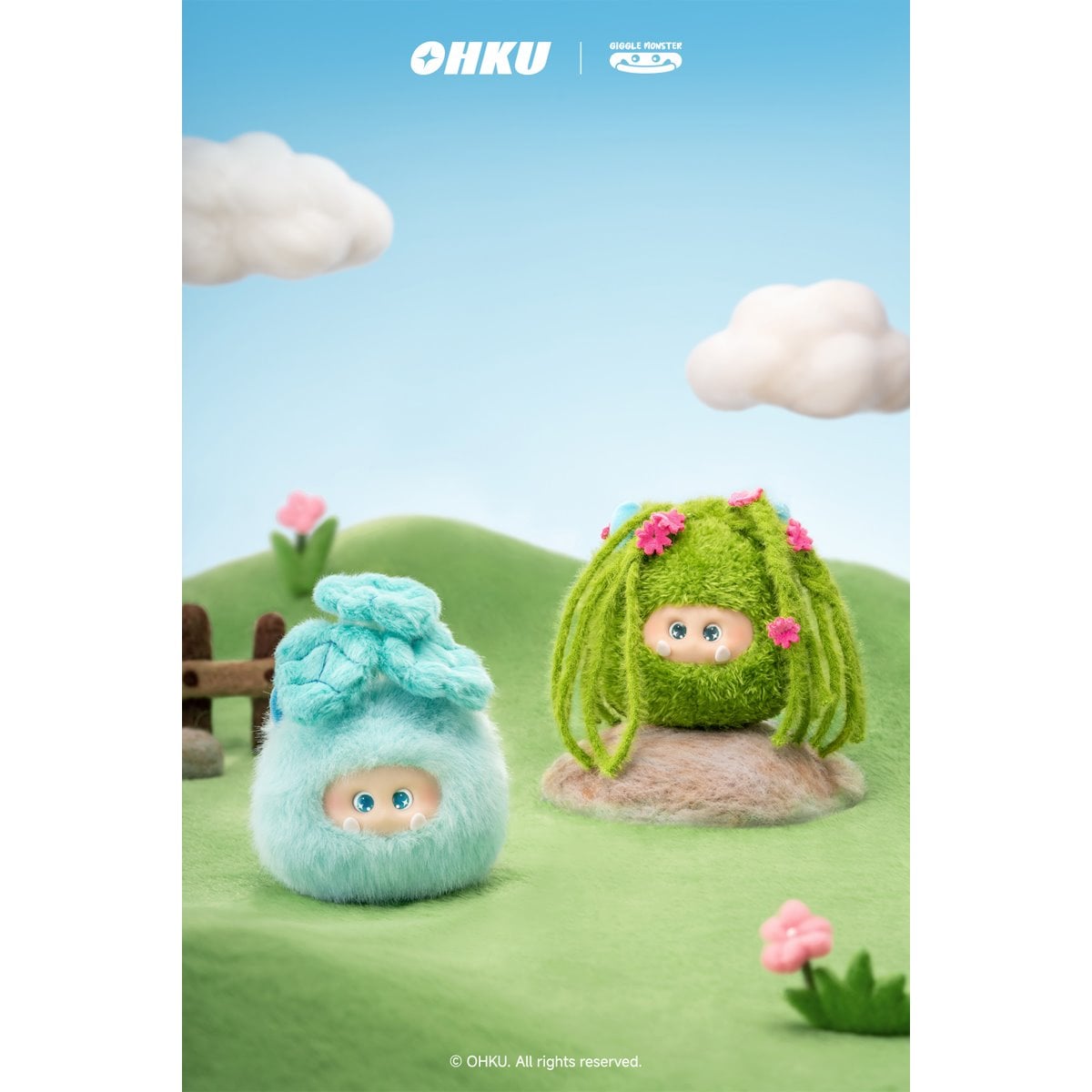 Giggle Monster Sprout Story Series Blind-Box Plush Display of 6