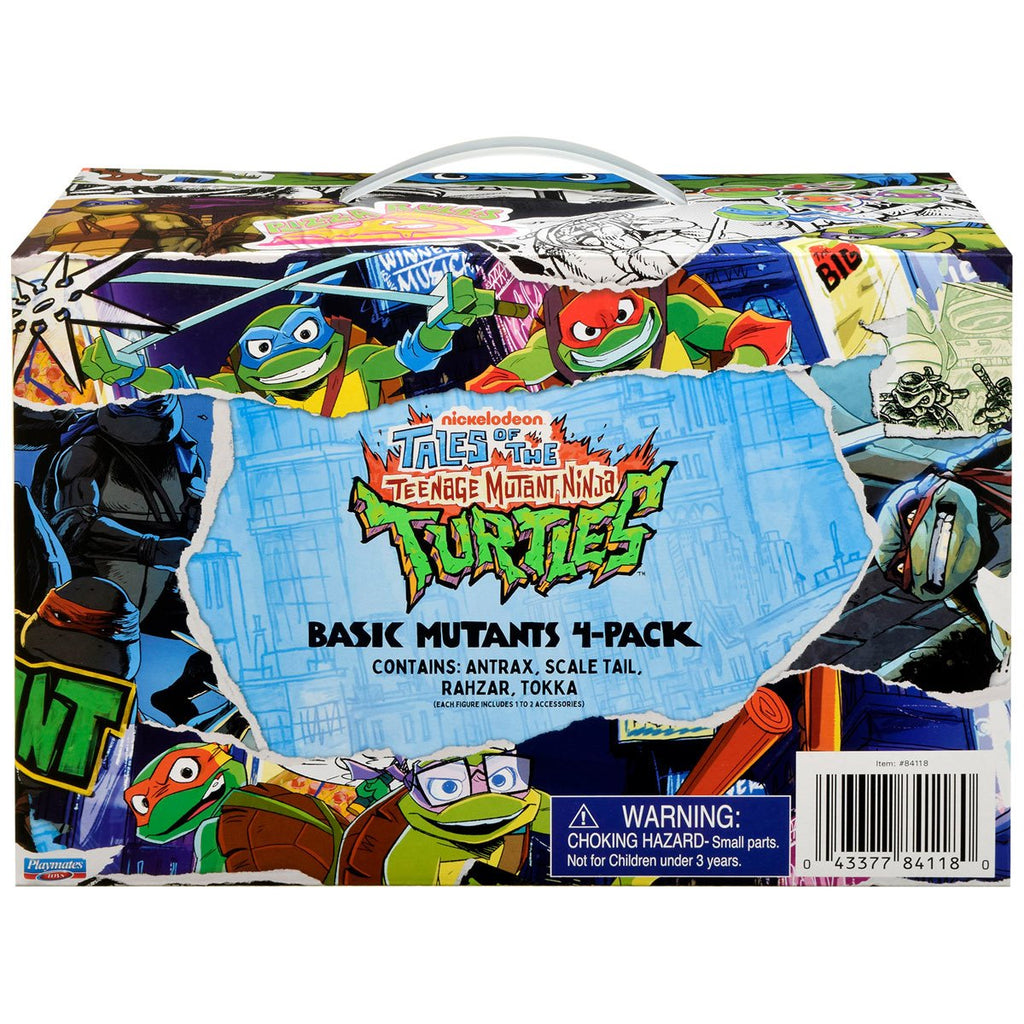 Tales of the Teenage Mutant Ninja Turtles Mutants Antrax Scale Tail Tokka Rahzar Action Figure 4-Pack