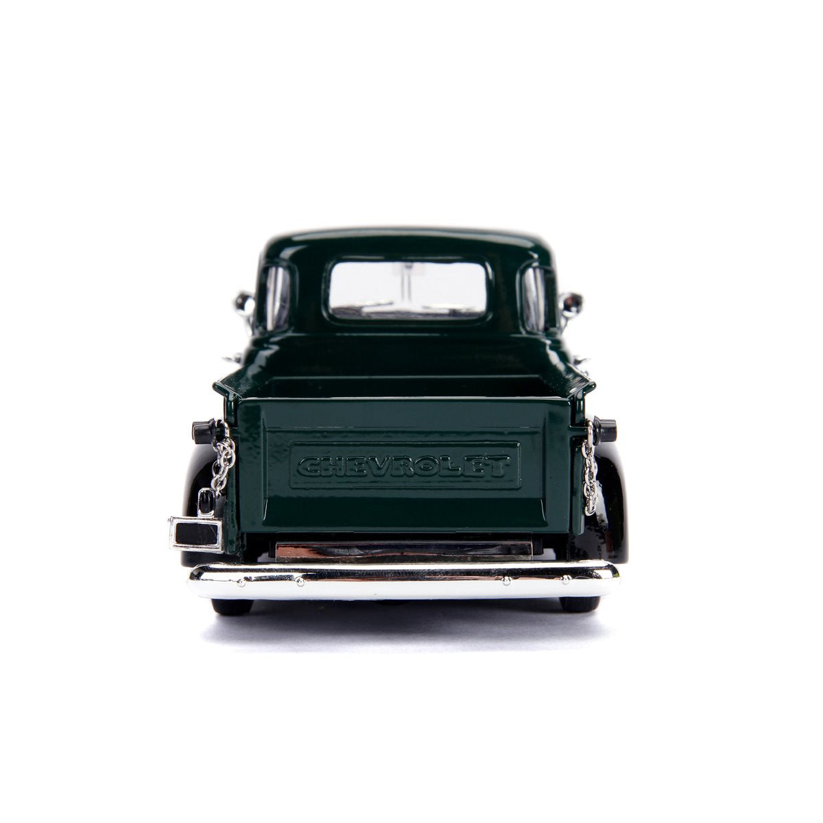 Just Trucks 1953 Chevrolet Pickup Dark Green 1:24 Scale Die-Cast Metal Vehicle with Tire Rack