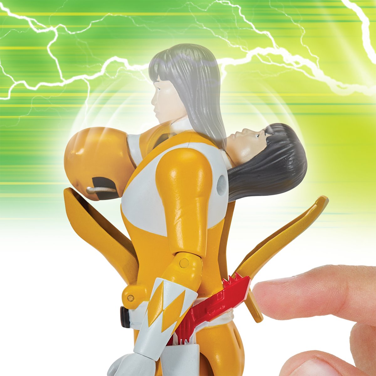 Mighty Morphin Power Rangers: Re-Ignition Auto Morphin Yellow Ranger Action Figure