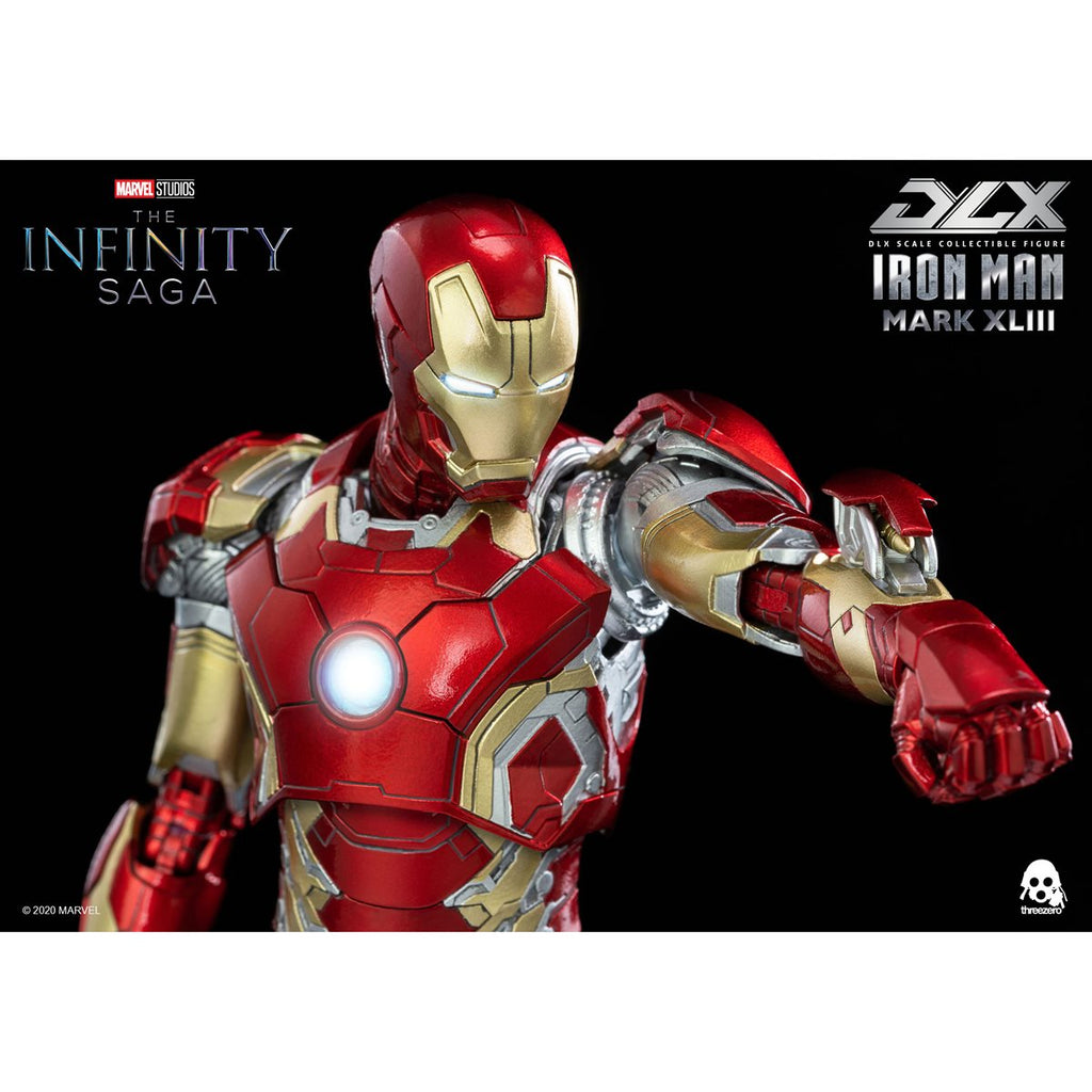 Avengers: Infinity Saga Iron Man Mark 43 DLX 1:12 Scale Action Figure