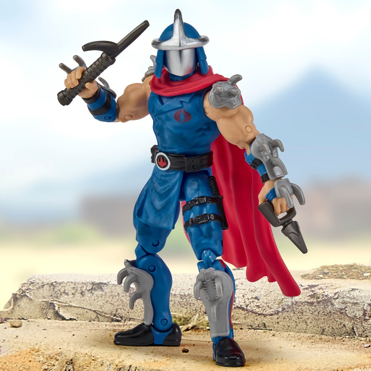 Teenage Mutant Ninja Turtles x G.I. Joe Shredder x Cobra Commander Action Figure