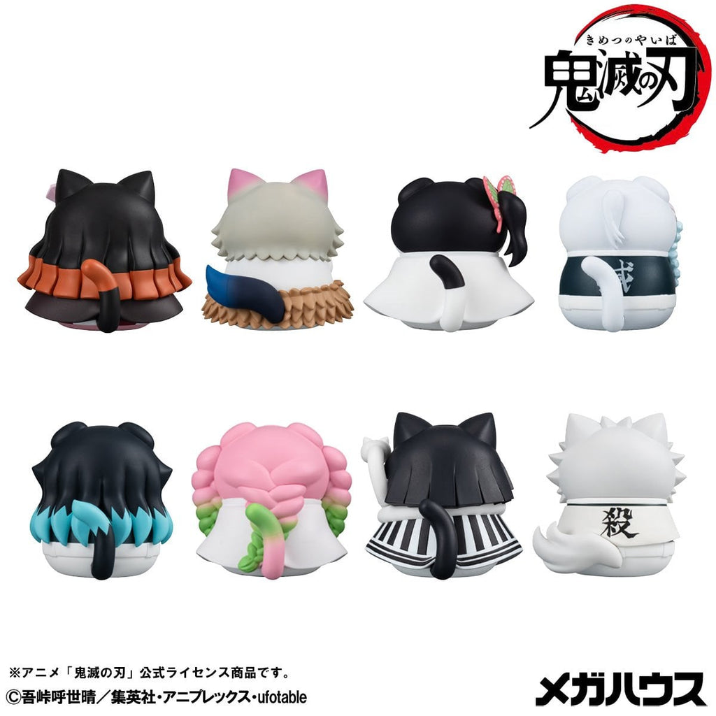 Demon Slayer Fortune Cats Ver. 02 Mega Cat Project Mini-Figure Case of 8