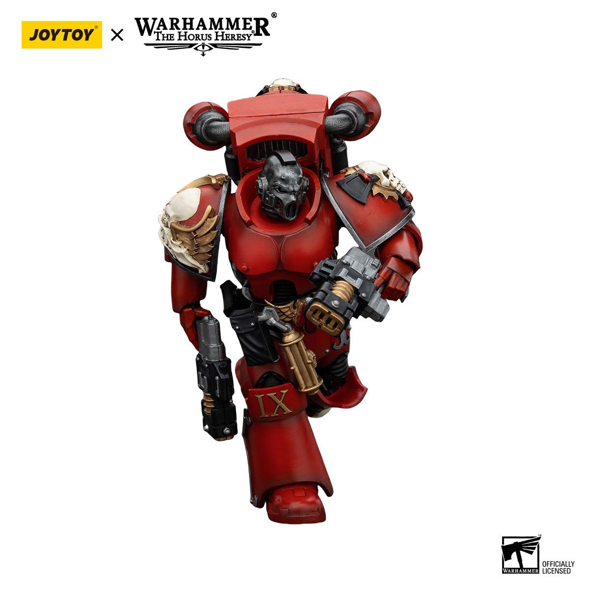 Joy Toy Warhammer Horus Heresy Blood Angels Tears Squad Erelim with Volkite Serpentas 1:18 Scale Action Figure