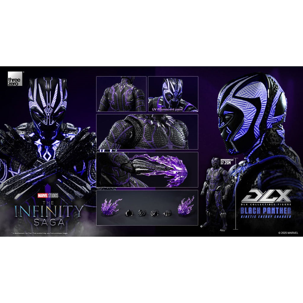 Marvel Studios: The Infinity Saga Black Panther Kinetic Energy Charged DLX Action Figure