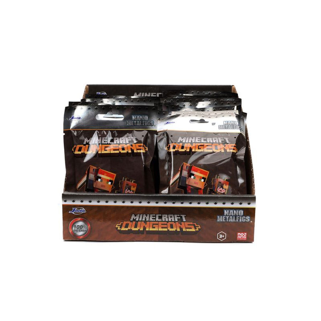 Minecraft Dungeons Wave 3 Nano MetalFigs Die-Cast Metal Blind Box Mini-Figure Case of 24