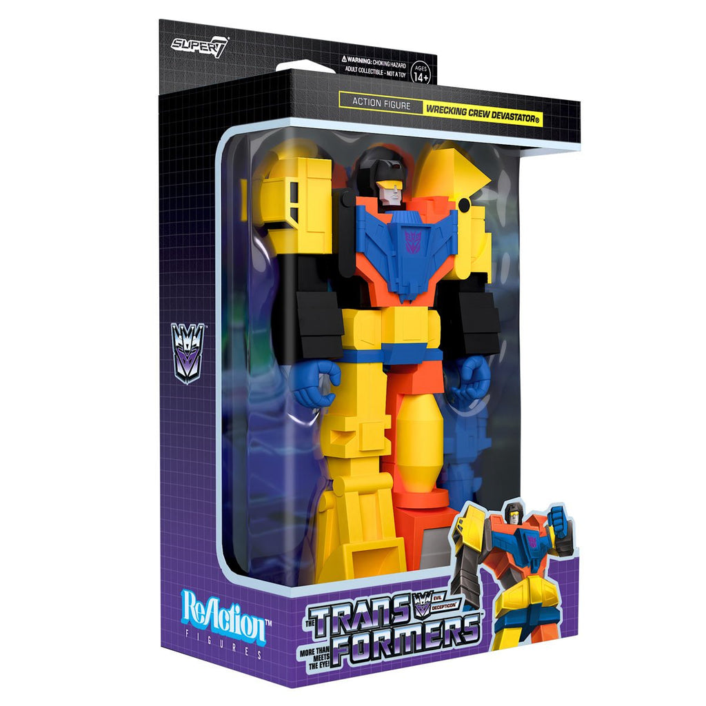 Transformers Wrecking Crew Devastator 3 3/4-Inch Scale ReAction Figure