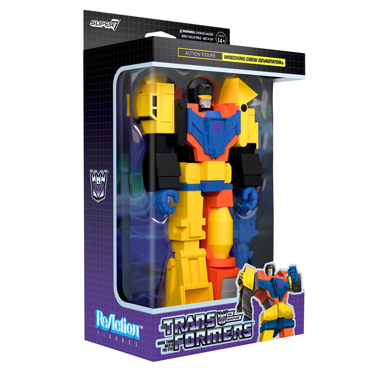 Transformers Wrecking Crew Devastator 3 3/4-Inch Scale ReAction Figure