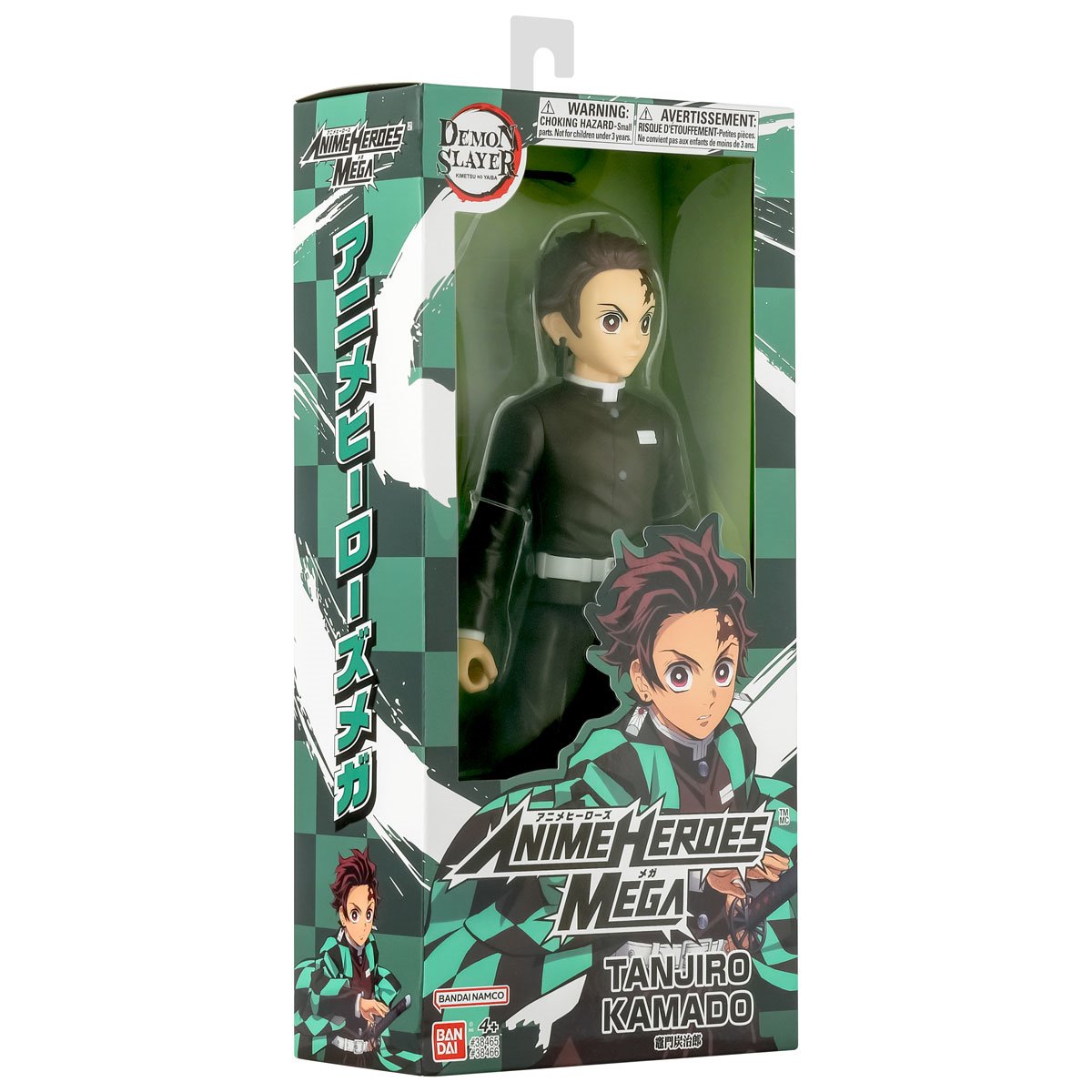 Demon Slayer: Kimetsu no Yaiba Anime Heroes MEGA Tanjiro Kamado 12-Inch Action Figure