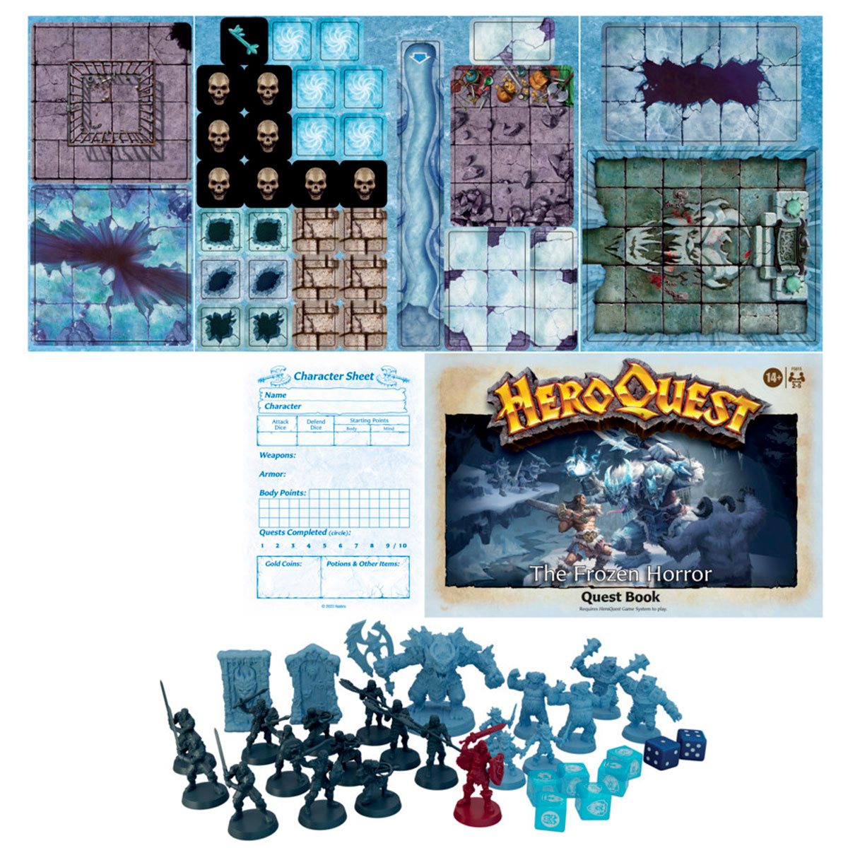 HeroQuest The Frozen Horror Quest Pack Game Expansion