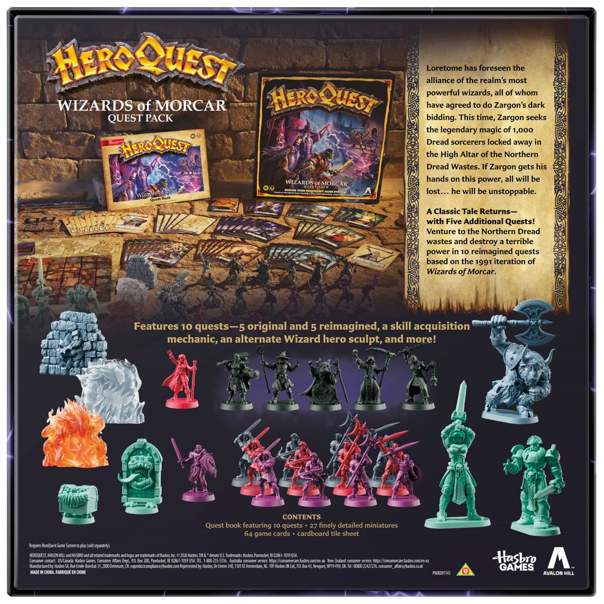 HeroQuest Wizards of Morcar Quest Pack (Requires HeroQuest Game)