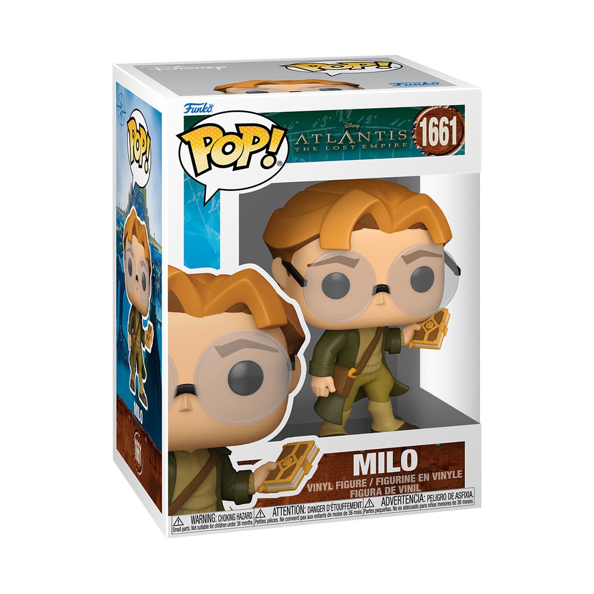 Atlantis: The Lost Empire Milo Funko Pop! Vinyl Figure #1661