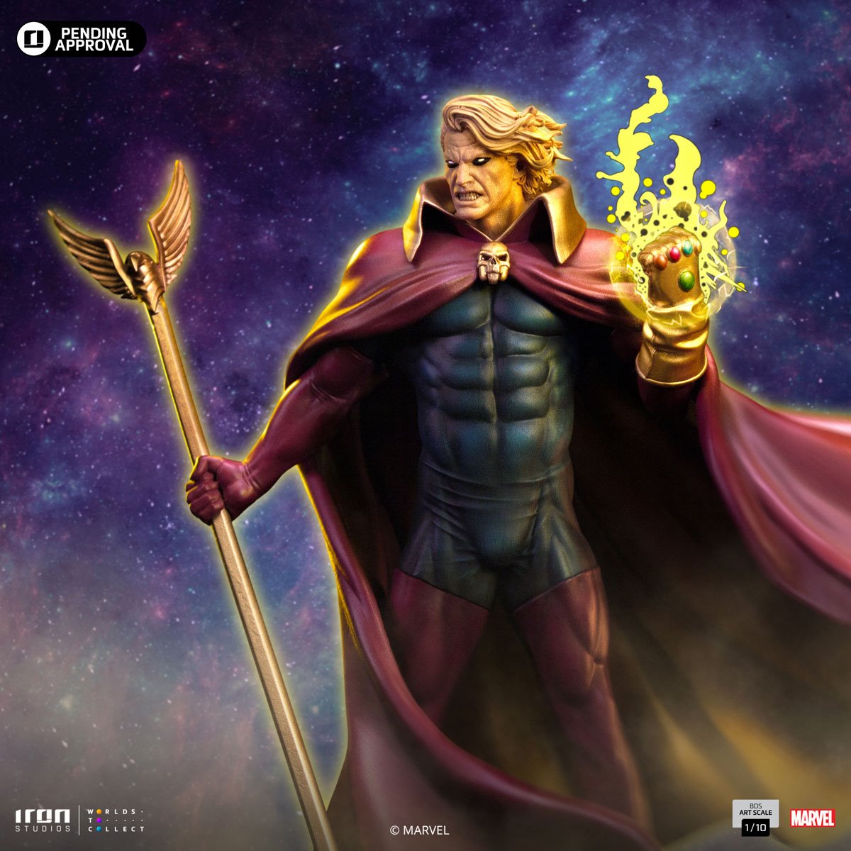 Adam Warlock The Infinity Gauntlet Battle Diorama Series 1:10 Art Scale Limited Edition Statue
