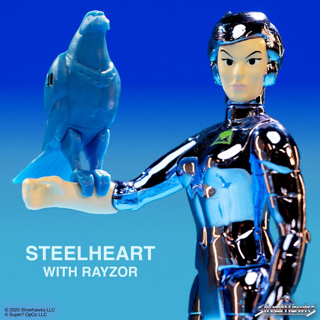 SilverHawks Steelheart (Toy Version) 3 3/4-Inch ReAction Figure