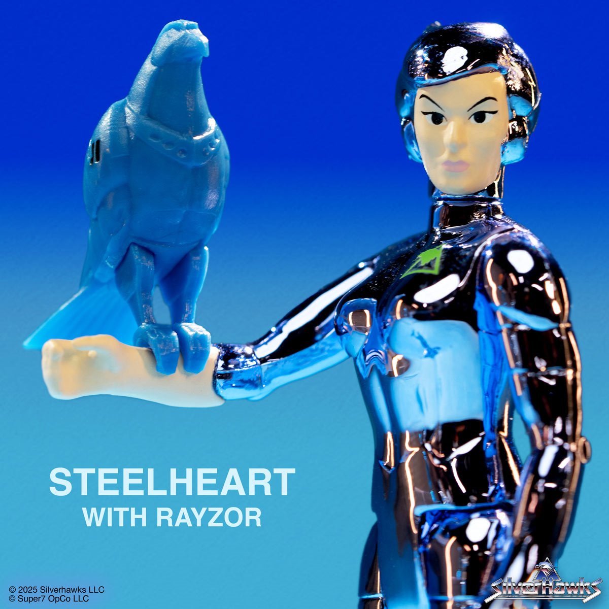 SilverHawks Steelheart (Toy Version) 3 3/4-Inch ReAction Figure