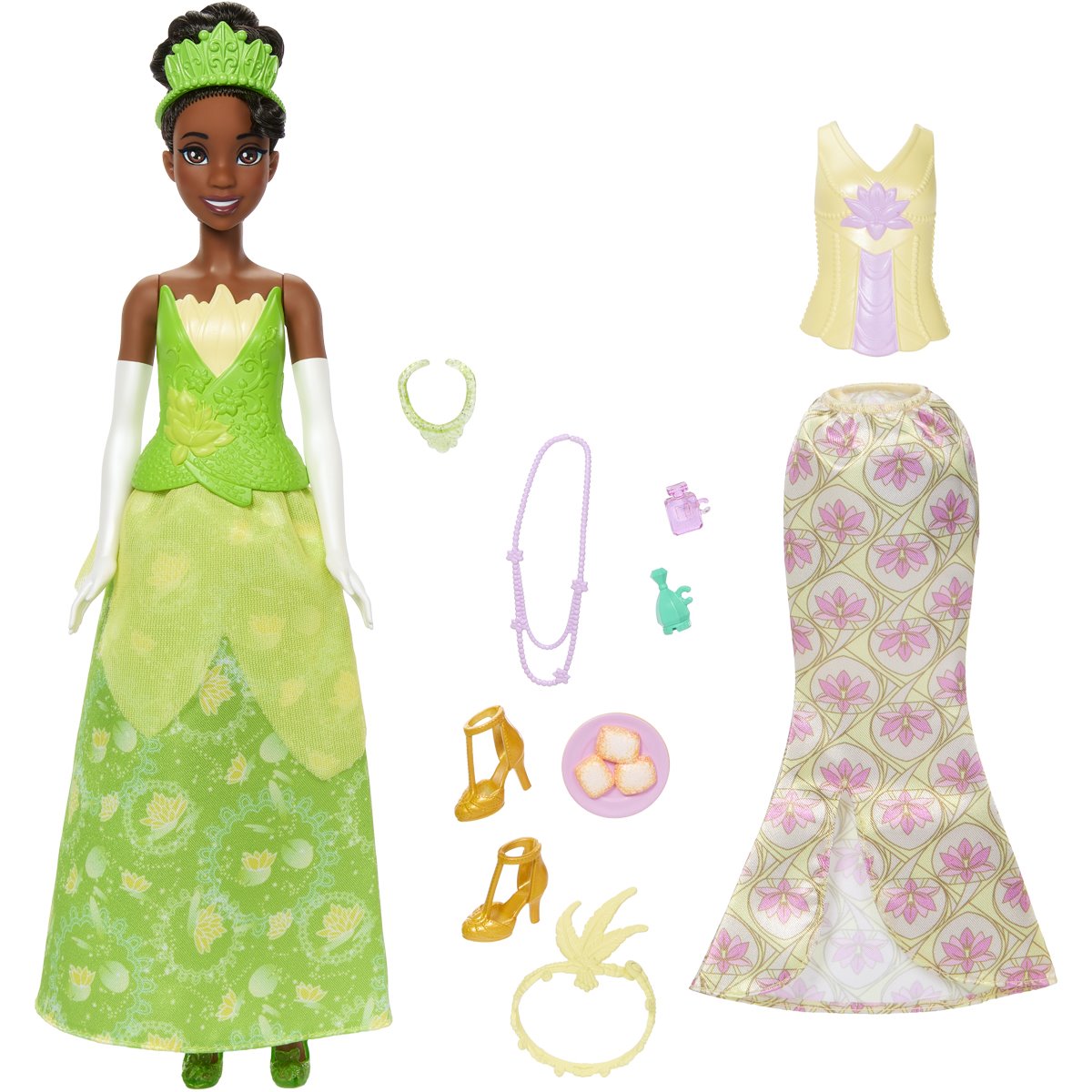 Disney Princess Tiana 2-in-1 Stories Fashion Doll