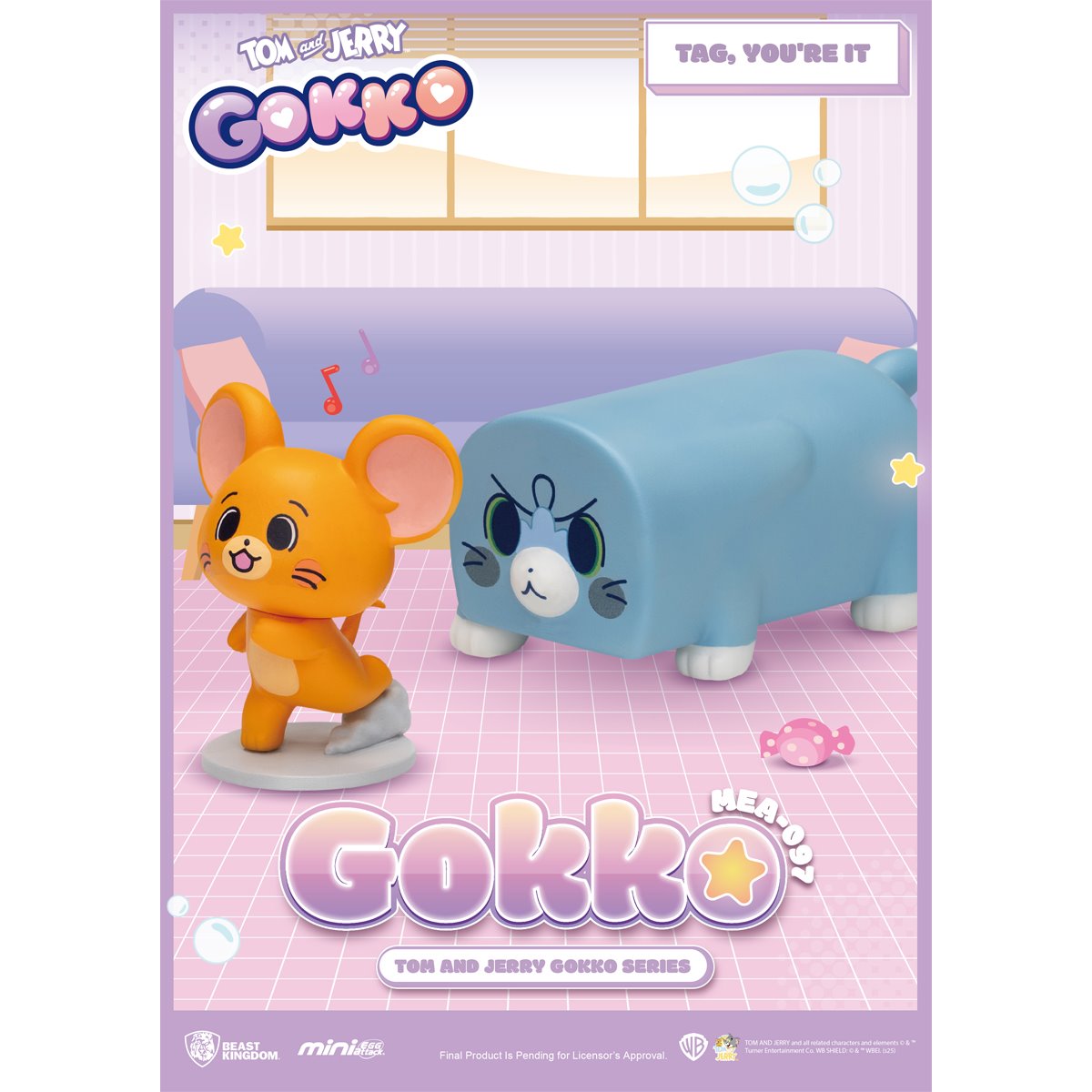Tom and Jerry Gokko MEA-097 Mini-Figure Blind Box Case of 6