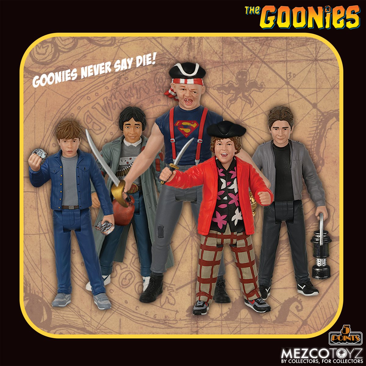 The Goonies 5 Points Assortment Set of 5