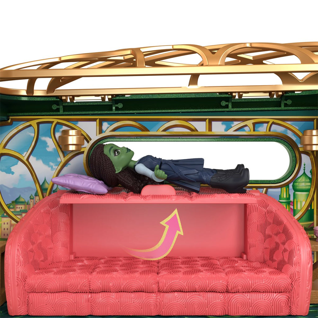 Wicked Emerald City Train Playset with Elphaba Mini-Doll