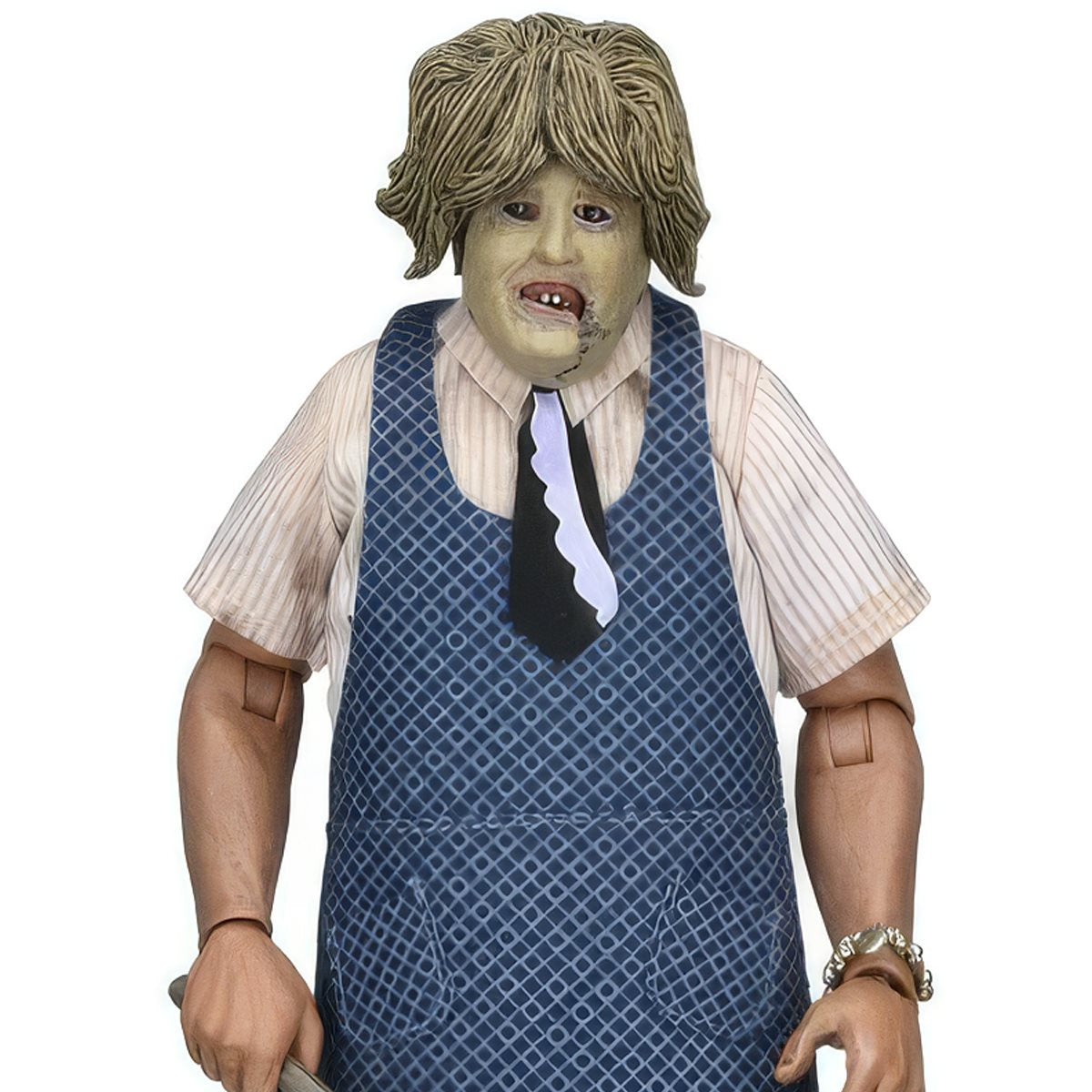 The Texas Chainsaw Massacre Leatherface with Old Lady Mask 8-Inch Clothed Action Figure