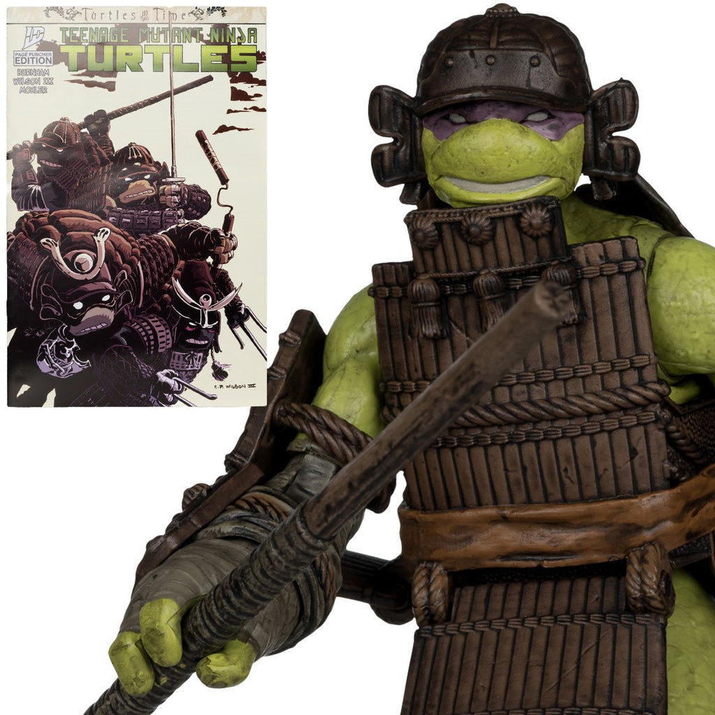 Teenage Mutant Ninja Turtles Page Punchers Wave 4 Donatello Turtles in Time 5-Inch Scale Action Figure with Comic
