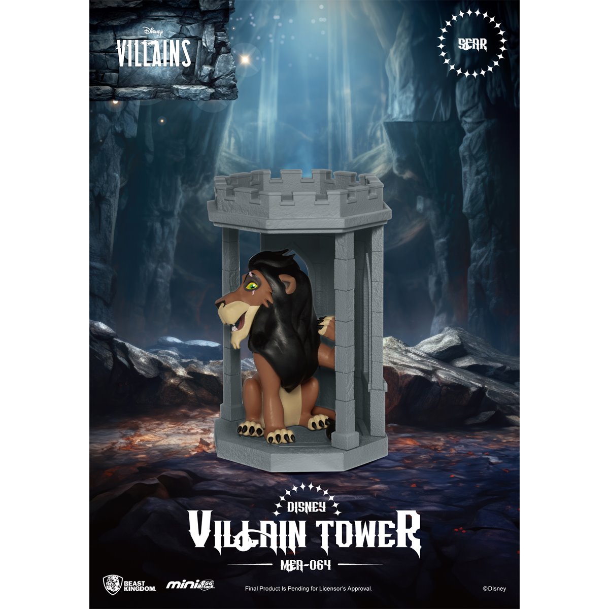 Disney Villains Tower Series MEA-064 Mini-Figure Blind Box Case of 6