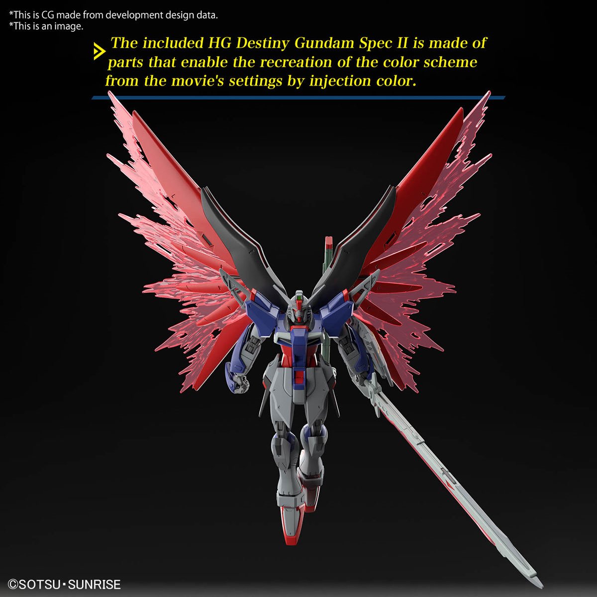 Mobile Suit Gundam Seed Freedom Destiny Gundam Spec II and Zeus Silhouette High Grade 1:144 Scale Model Kit