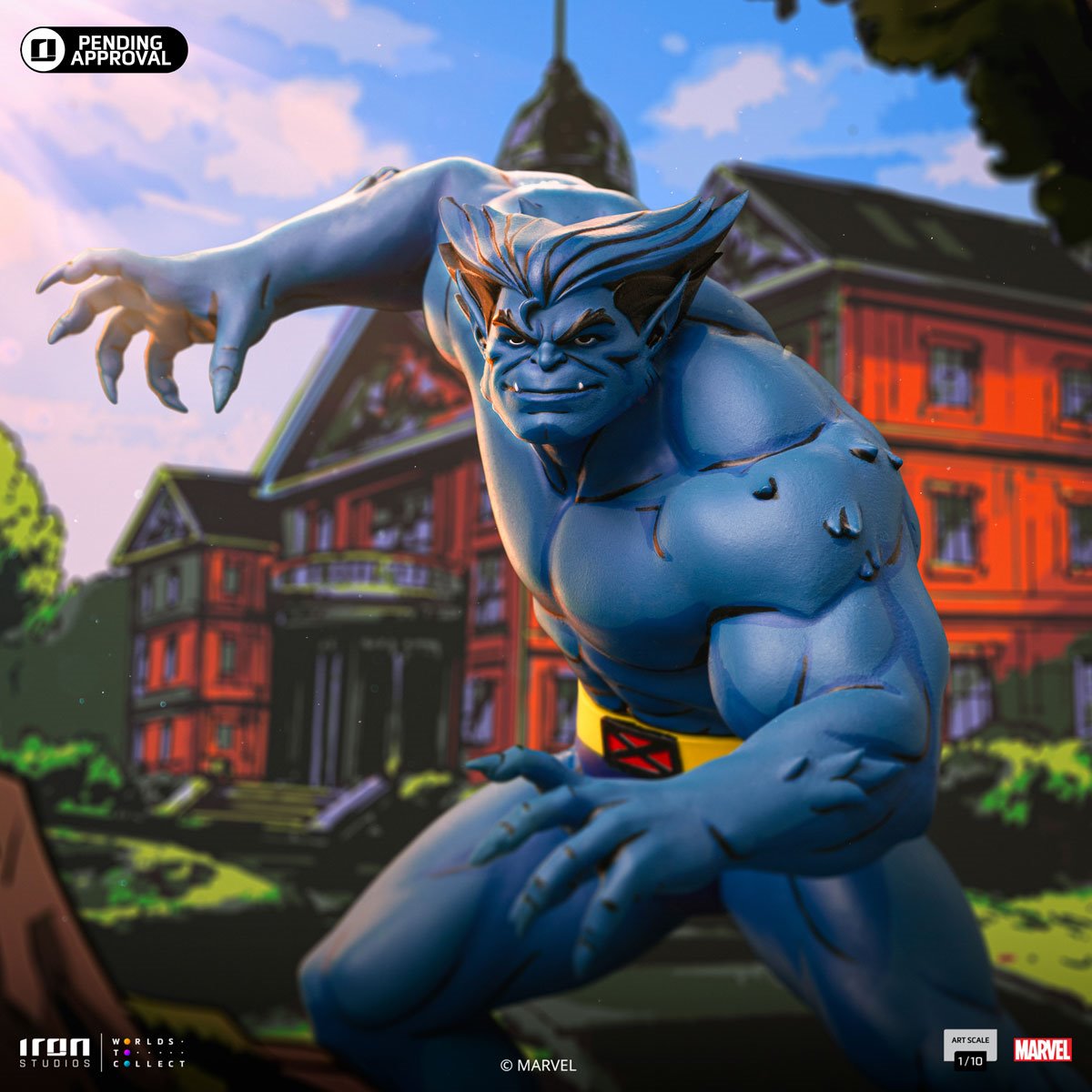 X-Men 97 Beast Battle Diorama Series 1:10 Art Scale Limited Edition Statue