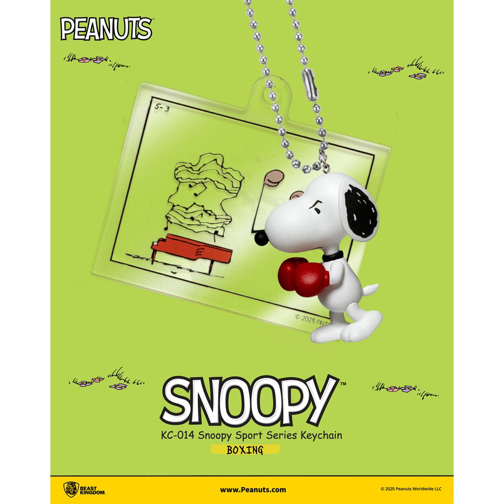 Peanuts Snoopy KC-014 Sporty Scene Series Key Chain Blind Box Case of 6